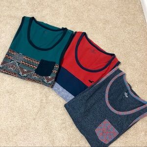 Hollister - Men’s tanks x3